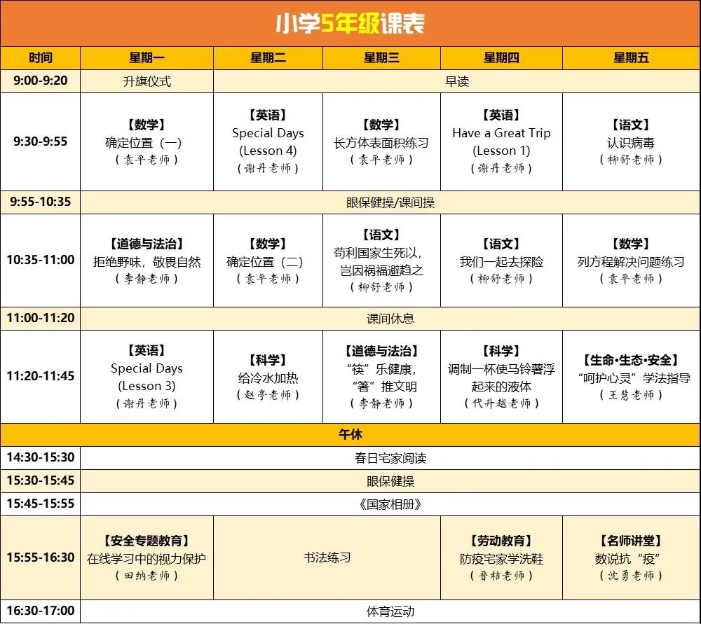 收藏！四川云教電視課堂線上教學(xué)第三周中學(xué)和小學(xué)課表來(lái)了！